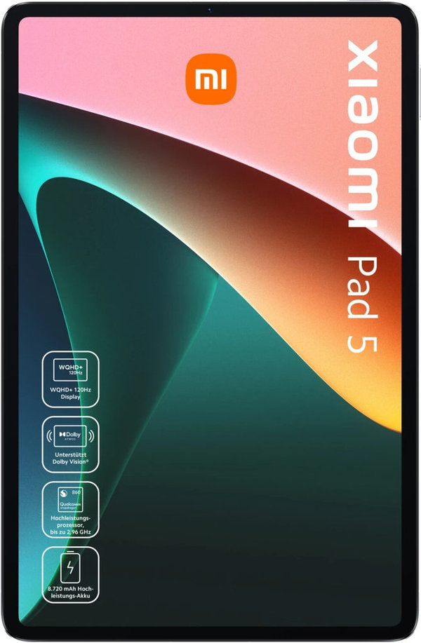 Xiaomi Pad 5 Tablet WiFi 6/128GB cosmic gray Android 11.0 EU VHU4103EU