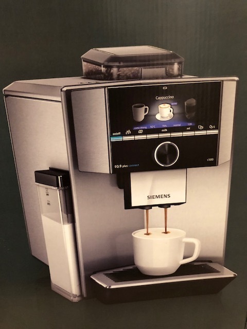 Siemens EQ.9 plus connect s500 Kaffeevollautomat Edelstahl TI9558X1DE #