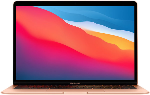 Apple MacBook Air mit Apple M1 Chip Notebook 13,3 Zoll, 256 GB Gold