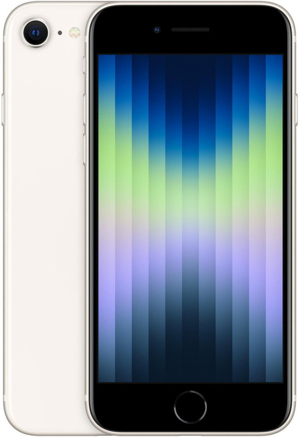 Apple iPhone SE 2022 128 GB Polarstern MMXK3ZD/A mit 19% MwSt.