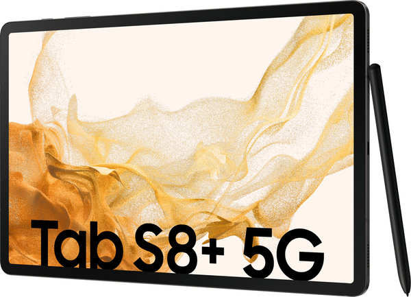 Samsung GALAXY Tab S8+ X806B 5G 256GB graphite Android 12.0 Tablet mit 19% MwSt.