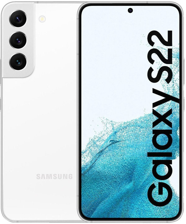 Samsung GALAXY S22 5G Smartphone 256GB phantom white Android mit 19% MwSt.