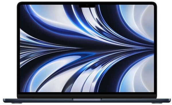Apple MacBook Air 13,6" 2022 M2/8/256GB SSD 8C GPU Mitternacht MLY33D/A (Neu, Differenzbesteuert)