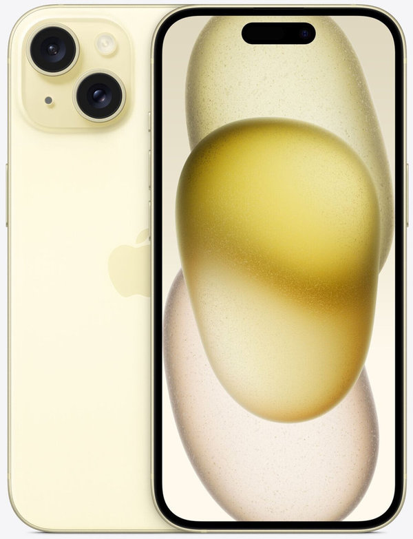 Apple iPhone 15 128 GB Gelb MTP23ZD/A (Neu, Differenzbesteuert)